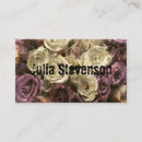 Search for vintage rose business cards Bouquet