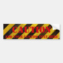 Search for radioactivity bumper stickers Warning