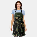 Search for evergreen aprons Holiday baking