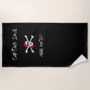 Search for pirate beach towels Black