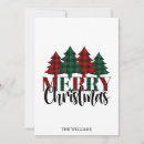Search for red buffalo plaid christmas cards Simple