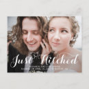 Search for postcard wedding reception invitations Just married
