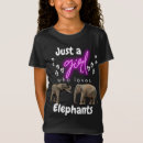 Search for elephant girls tshirts Safari animals