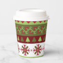 Search for christmas coffee paper cups Red