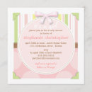 Search for polka dot stripes invitations Mother to be