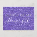 Search for purple flowers invitations Girly