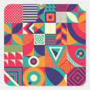 Search for abstract geometric stickers Cool