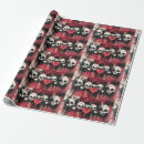 Search for red heart wrapping paper Gothic