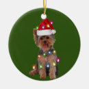 Search for yorkie christmas tree decorations Xmas