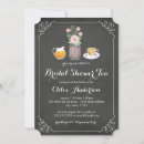 Search for chalkboard bridal shower invitations Tea