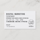 Search for seminar invitations Professional