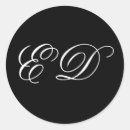 Search for script monogram wedding stickers Formal