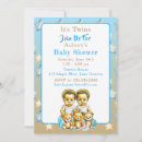 Search for african american twins baby shower invitations Twin boys