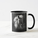 Search for white horse portrait mugs Animals
