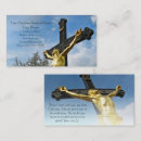 Search for christian cross business cards Bible quote