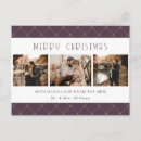 Search for purple and gold christmas cards Elegant