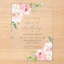 Search for acrylic sweet 16 invitations Unique