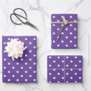 Search for purple polka dot wrapping paper Chic