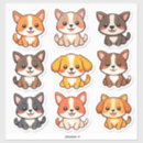 Search for adorable cartoon puppy stickers Pet
