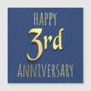 Search for happy 3rd anniversary cards Modern