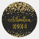 Search for new year design stickers Celebration