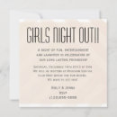 Search for girls only invitations Girls night out