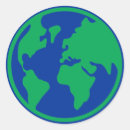 Search for global map stickers Climate change