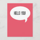 Search for hello postcards Pink