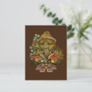 Search for vintage mushrooms postcards Woodland