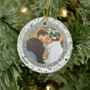 Search for botanical christmas tree decorations Mr and mrs