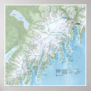 Search for national park map art Alaska
