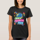 Search for what a wonderful world tshirts Autism