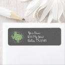 Search for dark background return address labels Typography