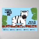 Search for zebra birthday posters Wild one