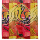 Search for organic shower curtains Red