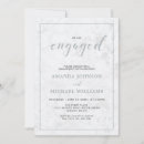 Search for marble engagement party invitations Typography