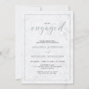 Search for marble engagement party invitations Typography