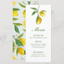 Search for lemon menus Elegant