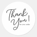 Search for handwritten stickers Thank you