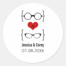 Search for glass wedding stickers Modern