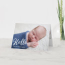 Search for hello birth announcement cards Minimalist