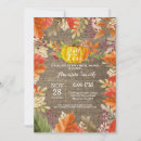 Search for autumn bridal shower invitations Fall in love