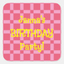 Search for checkered pattern stickers For kids