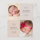 Search for twin pregnancy announcement postcards Minimalist