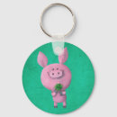 Search for four leaf clovers key rings Lucky