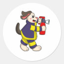 Search for fire dog stickers Firefighter