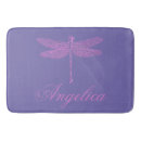 Search for dragonfly bath mats Purple