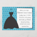 Search for little black dress invitations Simple