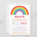 Search for rainbow party invitations Pretty