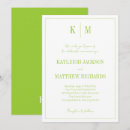 Search for lime green wedding invitations Retro